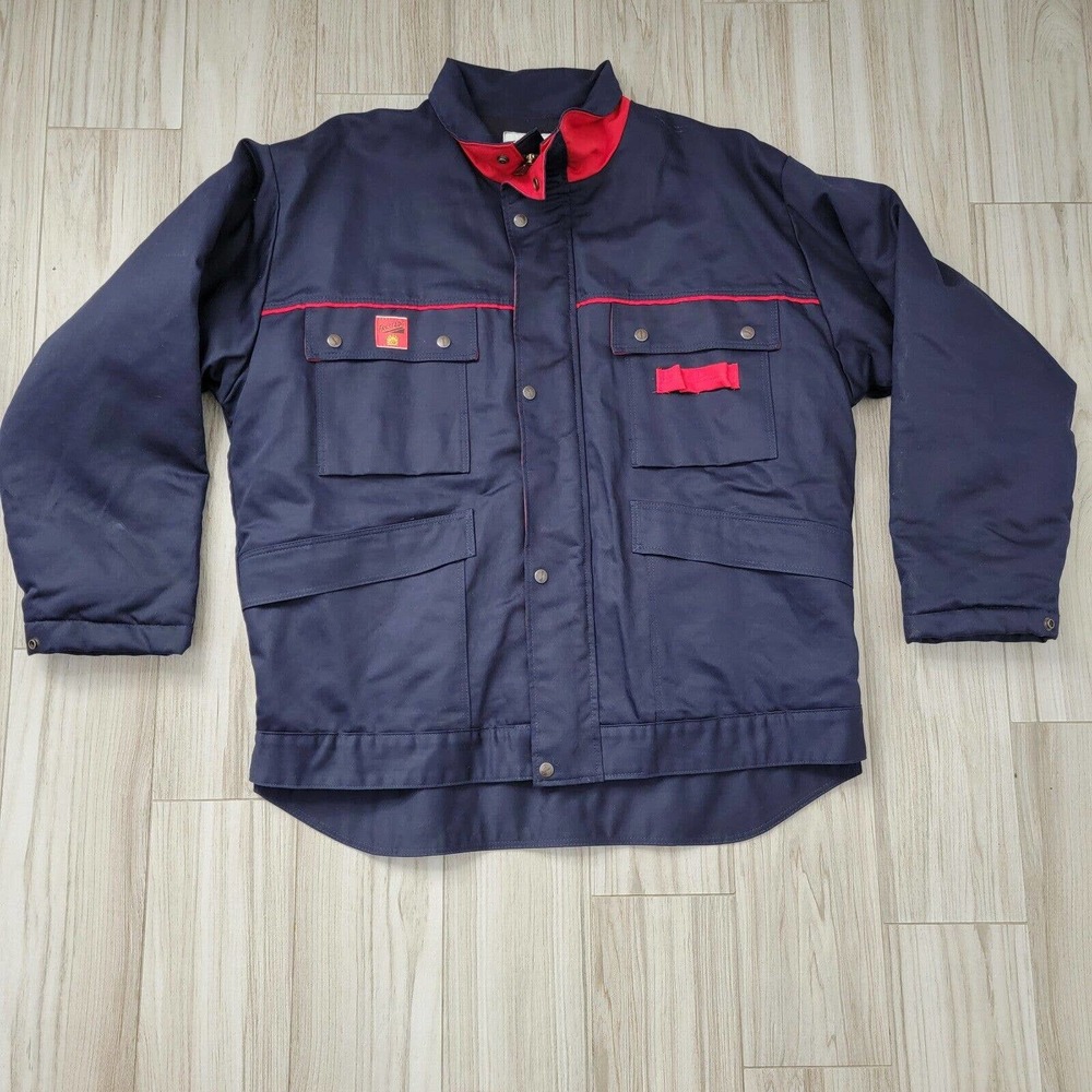 Fristads Antiflame Canvas Chore Jacket Mens XL Reflective Mills Vintage